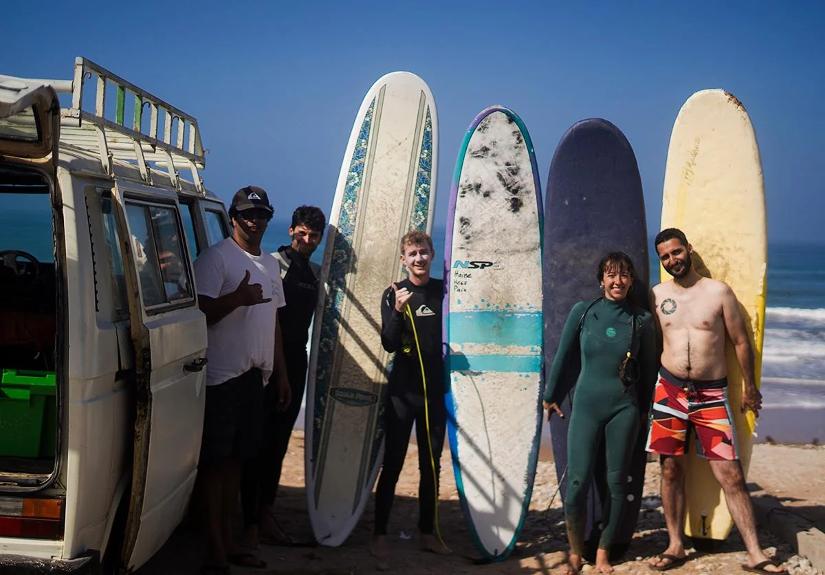 Free surf at Nomad Surf Camp